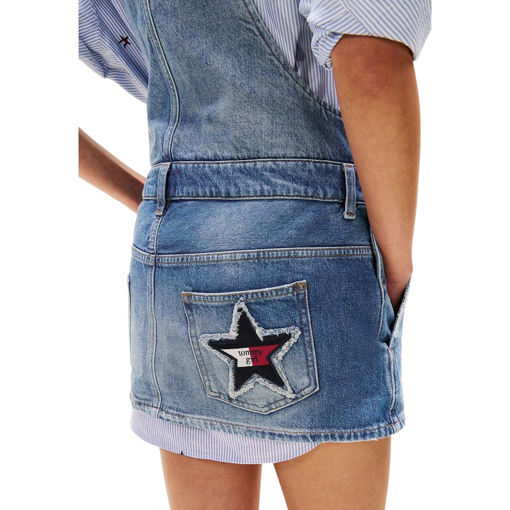 Tommy Hilfiger Jeans Blue Recycled Cotton Rompers