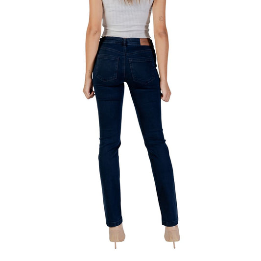 Street One Blue Cotton Skinny Jeans