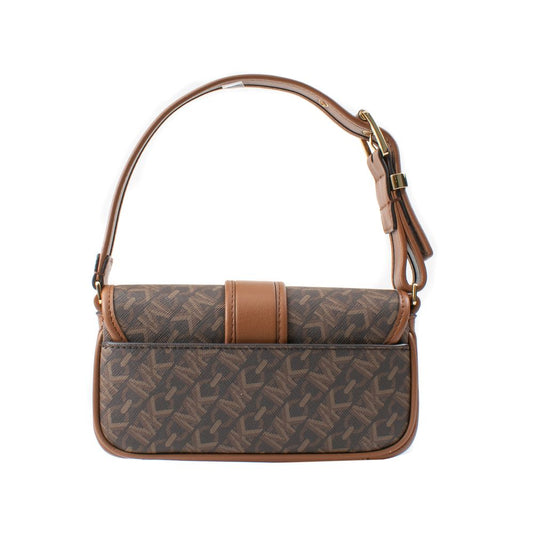 Michael Kors Brown Canvas Shoulder Bag