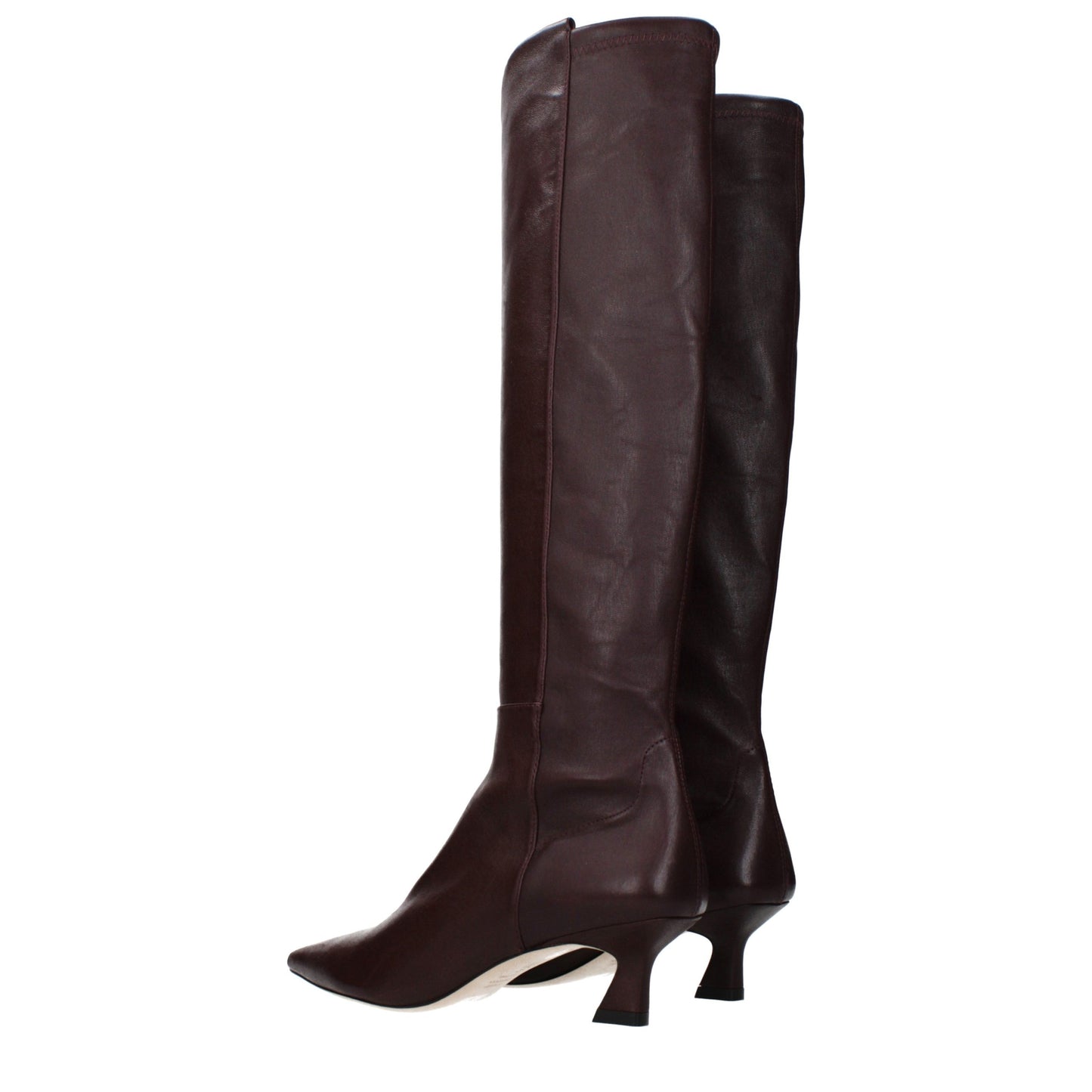 Stuart Weitzman Red Leather Boots