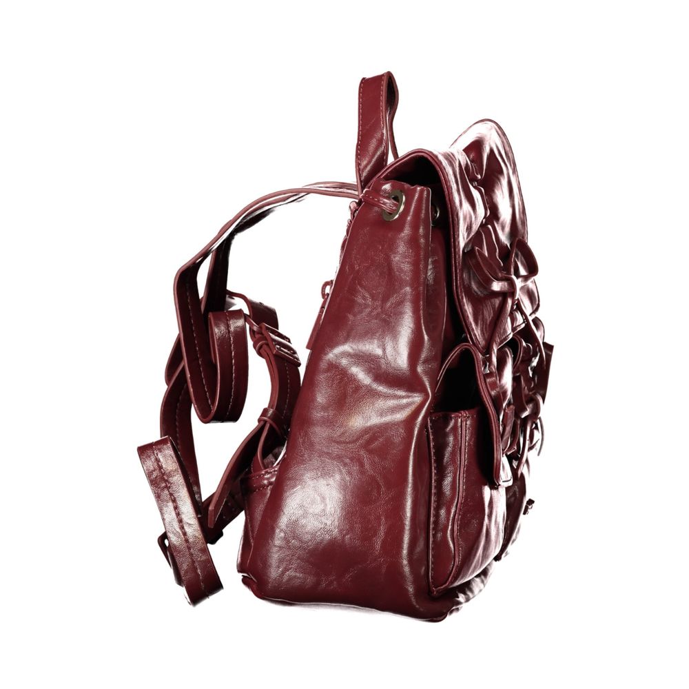 Desigual Burgundy Polyurethane Women Backpack