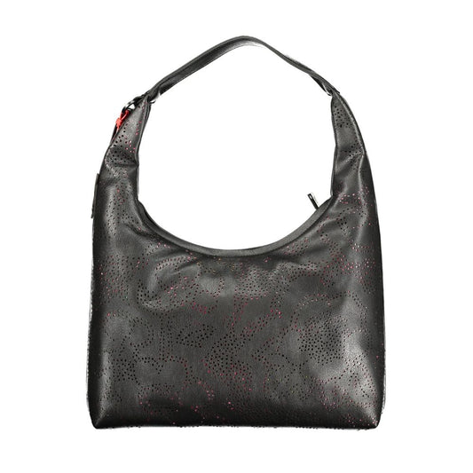 Desigual Nero Poliuretano Women Handbag