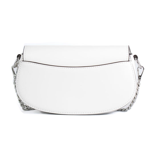 Michael Kors White Leather Shoulder Bag