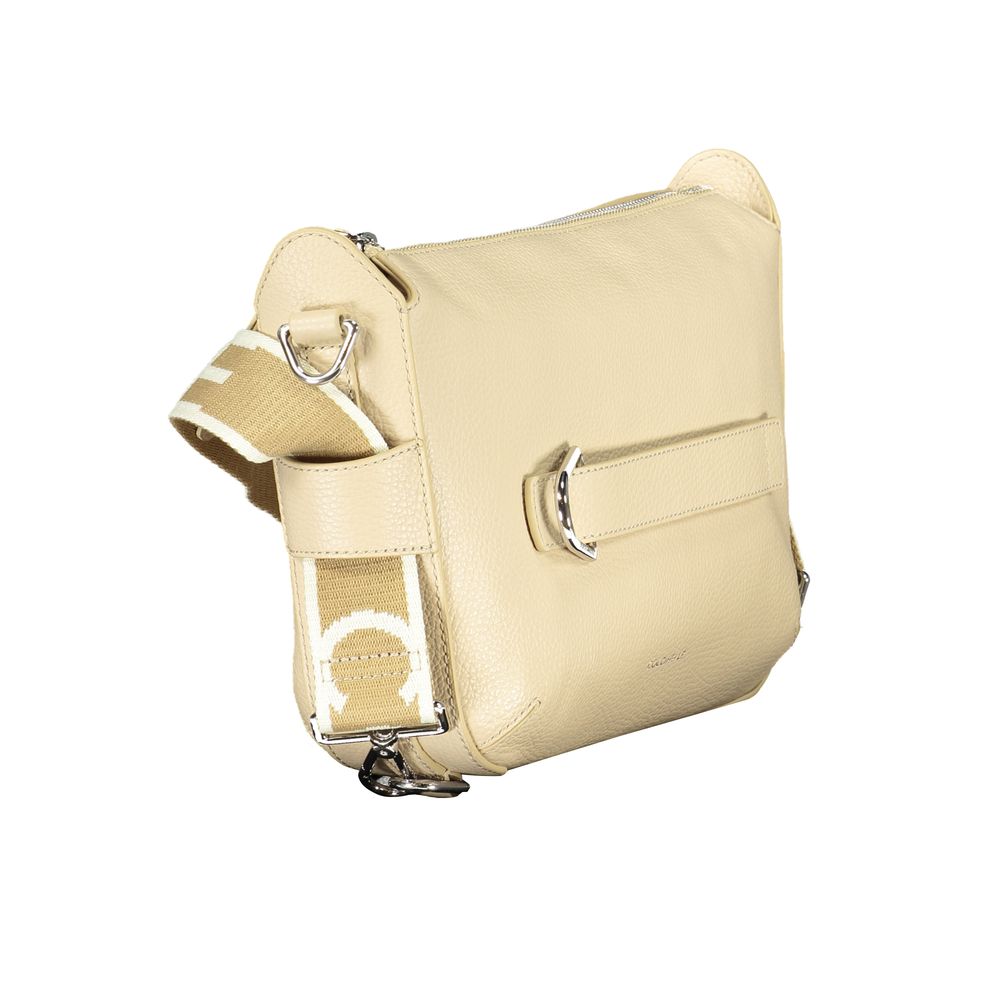 Coccinelle Beige Leather Women Handbag