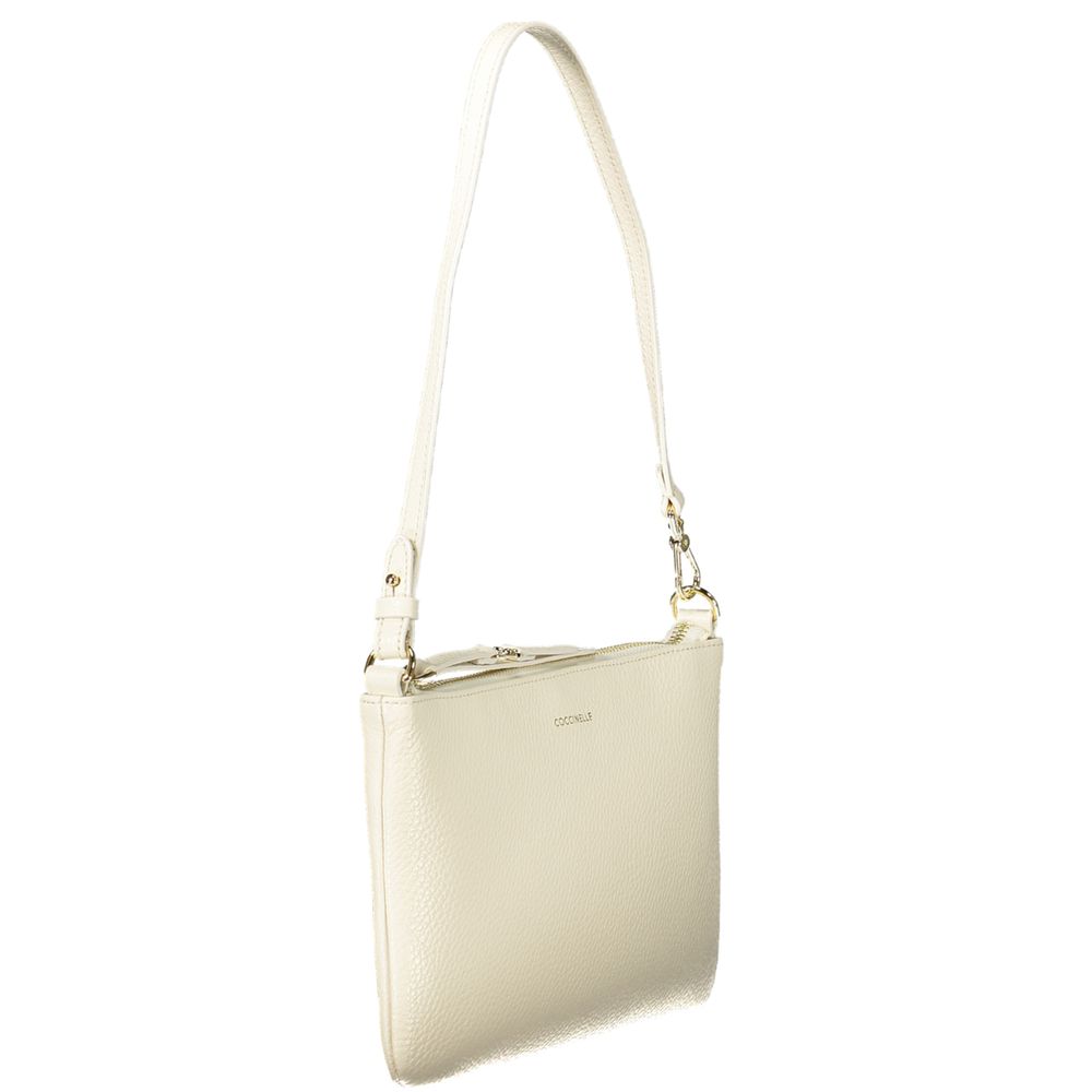 Coccinelle White Leather Handbag