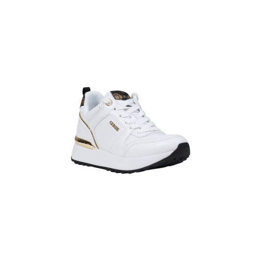 Guess White Polyethylene Low Top Sneakers