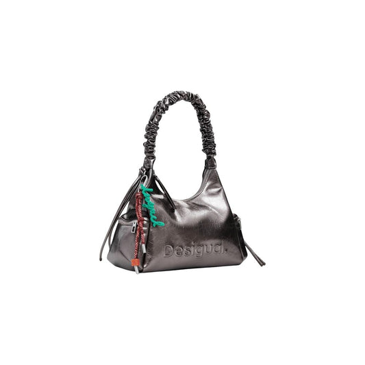 Desigual Bronze Polyethylene Handbag