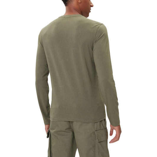 Napapijri Bicolor Cotton Long Sleeve T-Shirt