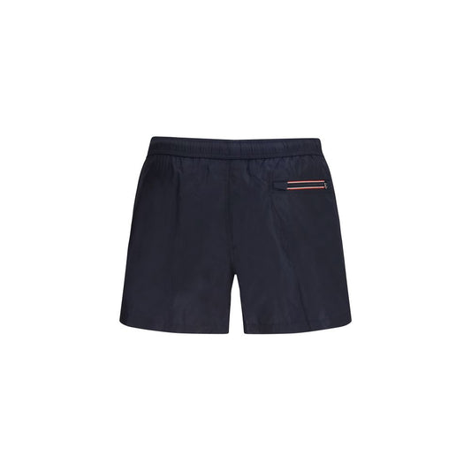 Moncler Blue Polyamide Short And Mini Shorts