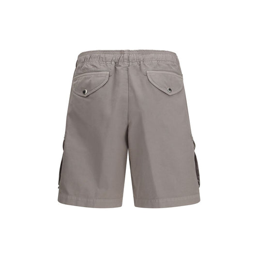 Brunello Cucinelli Beige Cotton Bermuda Shorts