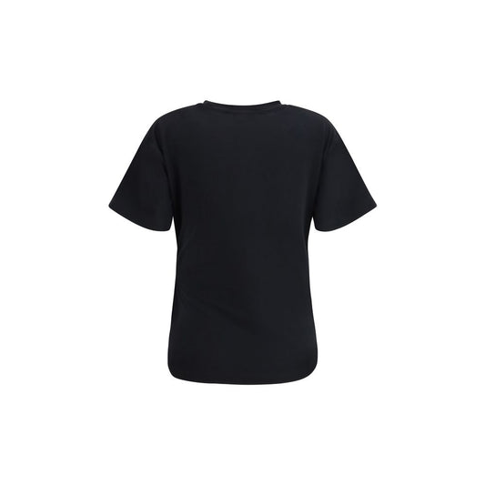 PINKO Black Cotton T-Shirt
