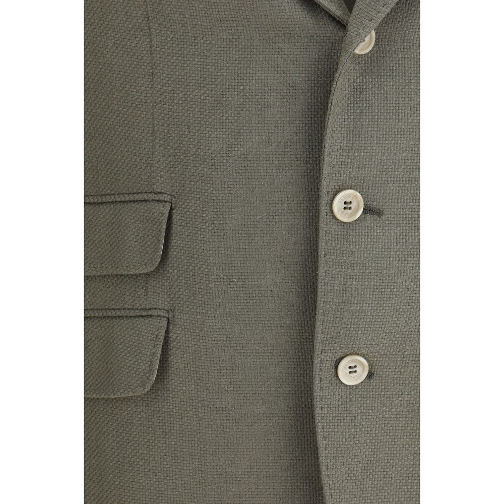 Brunello Cucinelli Bicolor Silk Coat