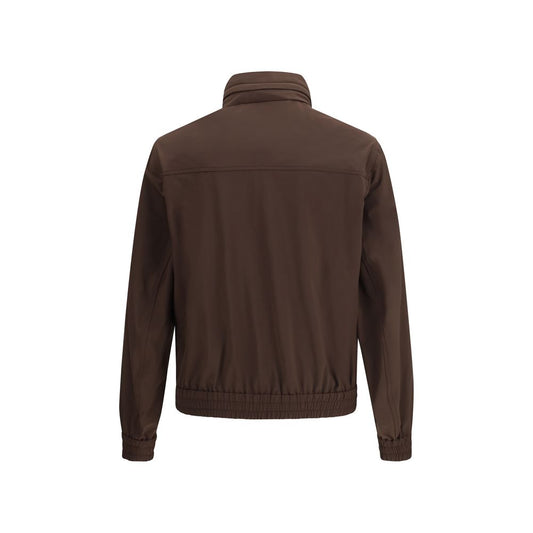 Brunello Cucinelli Brown Polyamide Full-Length Jacket