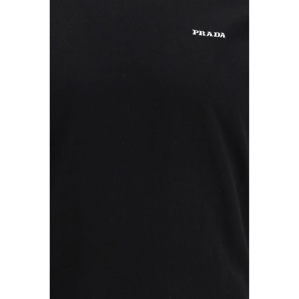 Prada Black Cotton T-Shirt