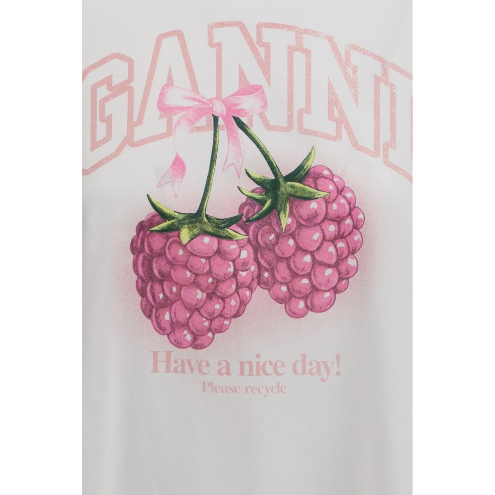 Ganni White Cotton Sportswear