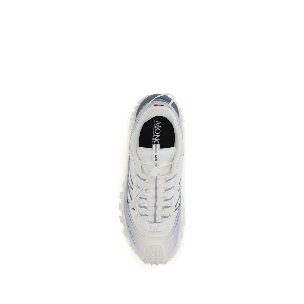 Moncler Blue Polyamide Athletic Sneakers