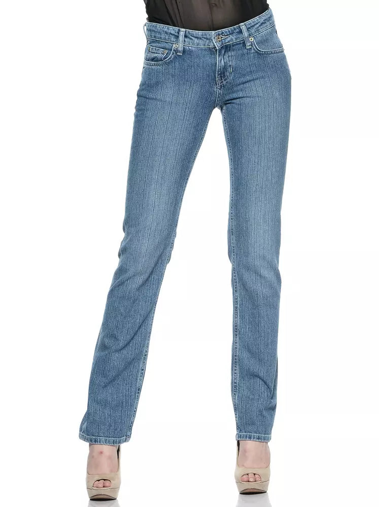 Ungaro Fever Light Blue Cotton Women Jean