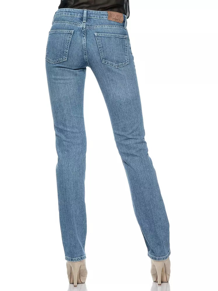 Ungaro Fever Light Blue Cotton Women Jean