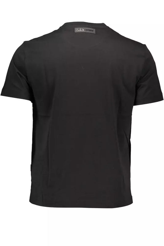 Plein Sport Black Cotton T-Shirt