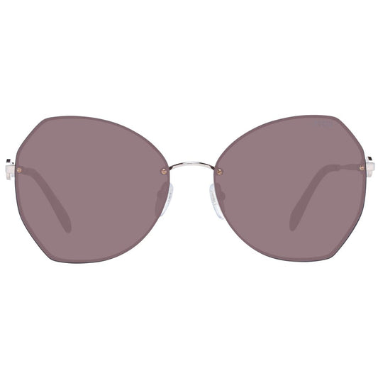 Emilio Pucci Rose Gold Metal Sunglasses