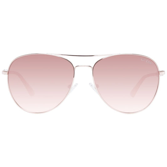Guess Rose Gold Metal Sunglasses