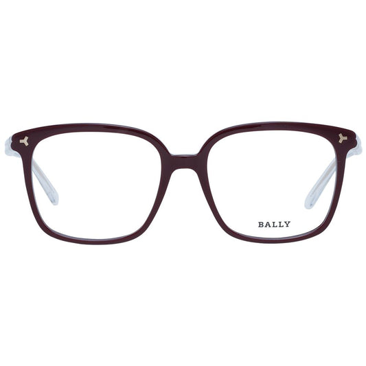 Bally Burgundy Plastic Glasses (Frames)