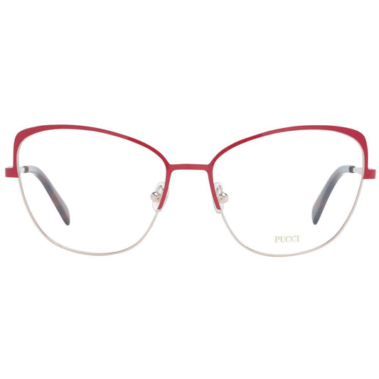 Emilio Pucci Red Metal Glasses (Frames)