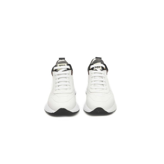 Cerruti 1881 White Cowhide Sneaker