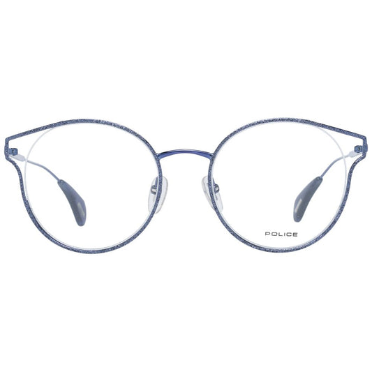 Police Blue Metal & Plastic Glasses (Frames)
