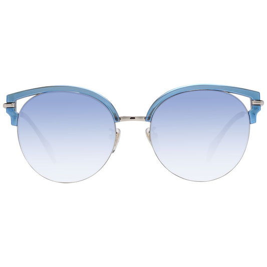 Police Blue Metal & Plastic Sunglasses