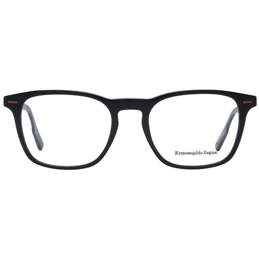 Ermenegildo Zegna Black Plastic Glasses (Frames)