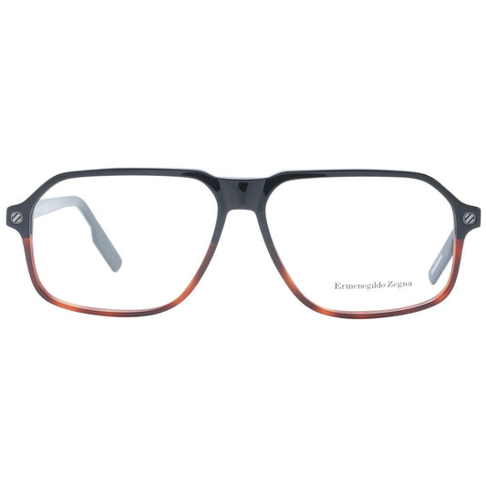 Ermenegildo Zegna Black Plastic Glasses (Frames)