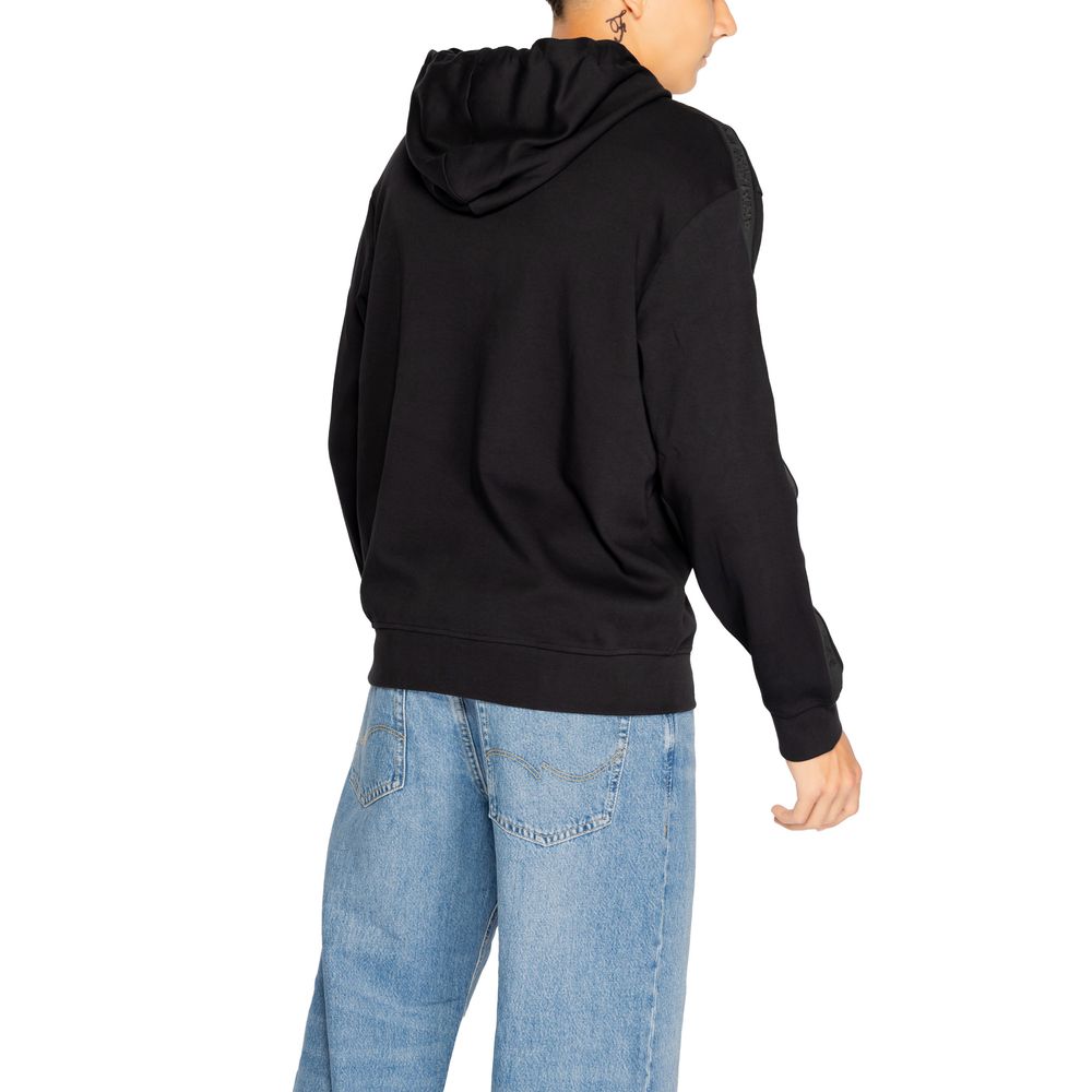 Armani Exchange Black Cotton Hoody