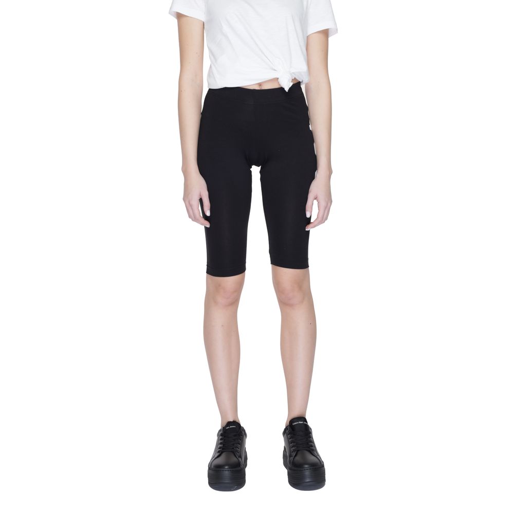 Icon Black Cotton Bermuda