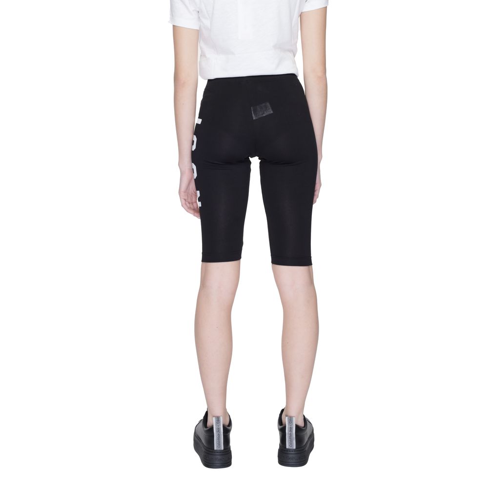 Icon Black Cotton Bermuda