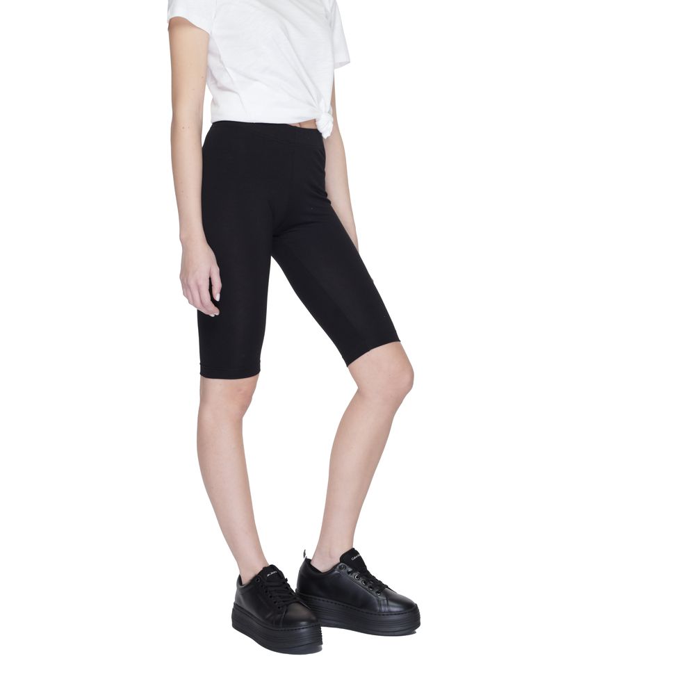 Icon Black Cotton Bermuda