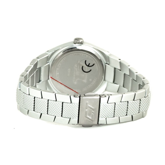 Chronotech Silver Stainless Steel Dress Watch