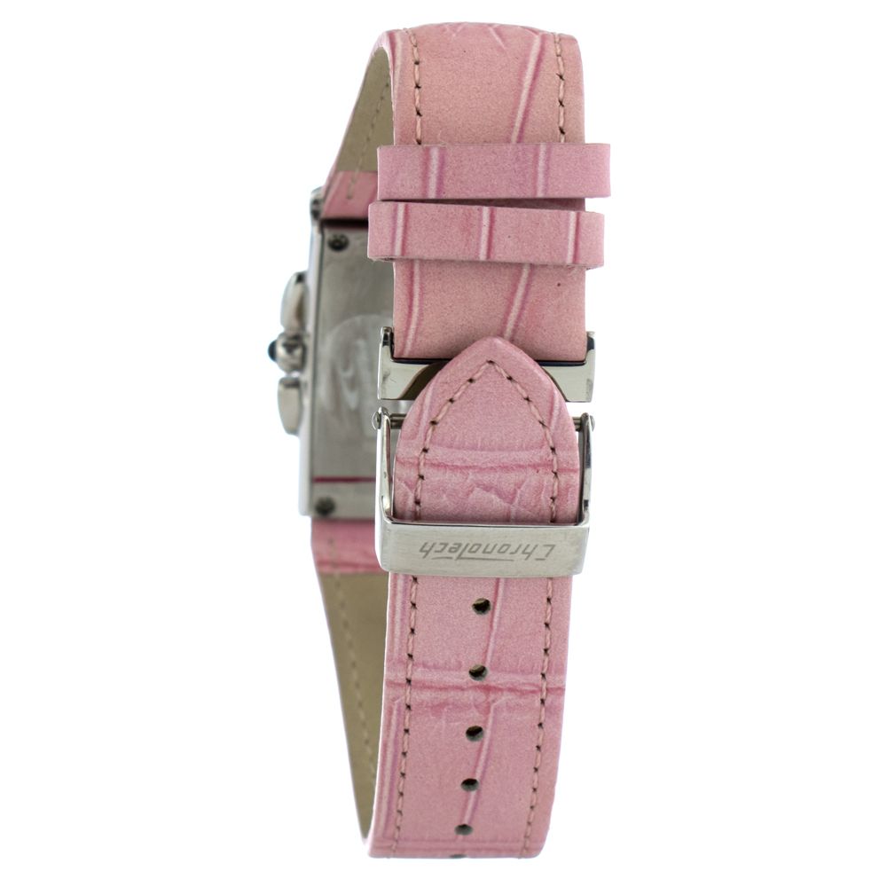 Chronotech Multicolor Leather Dress Watch