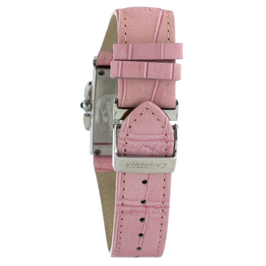 Chronotech Multicolor Leather Dress Watch