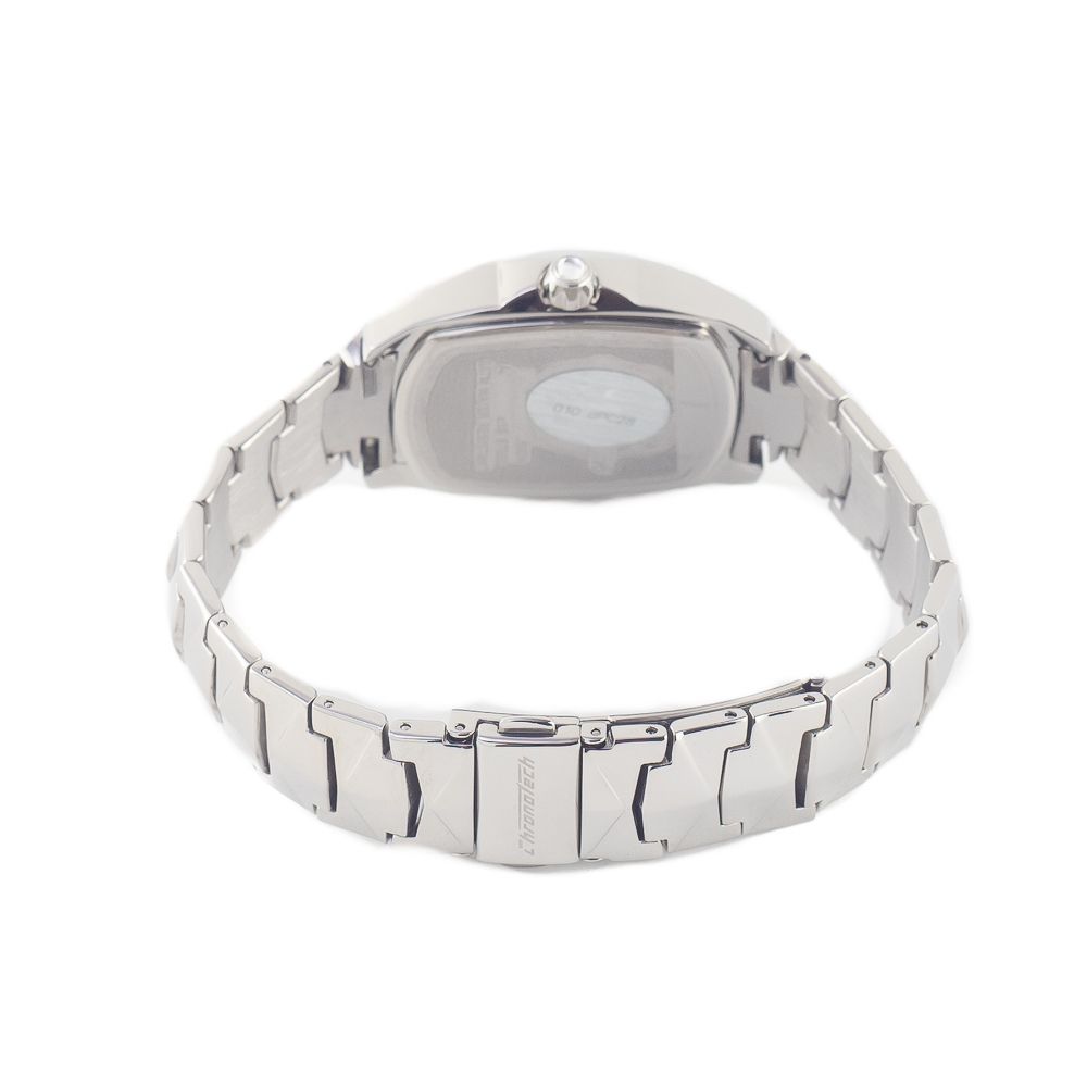 Chronotech Silver Stainless Steel Dress Watch