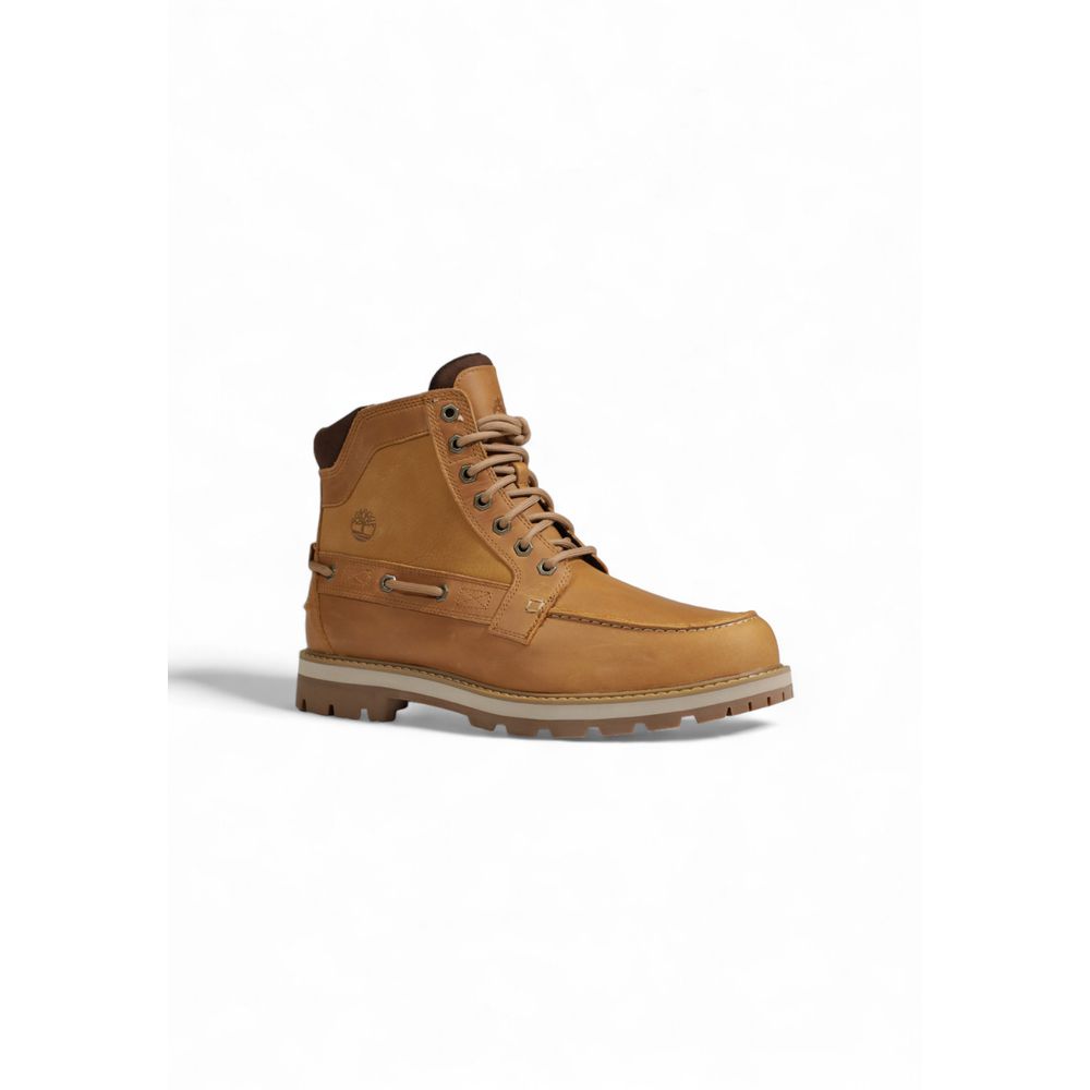Timberland Beige Suede Leather Oxfords And Derby