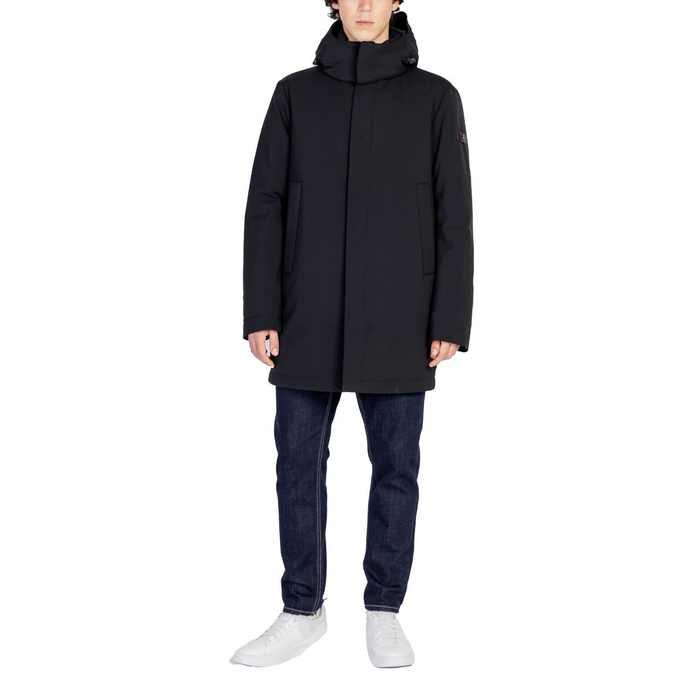 Peuterey Black Polyester Jackets & Coat