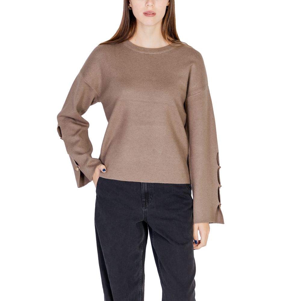Vila Clothes Gray Viscose Sportswear