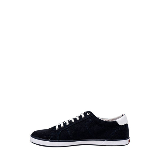 Tommy Hilfiger Blue Cotton Low Top Sneakers