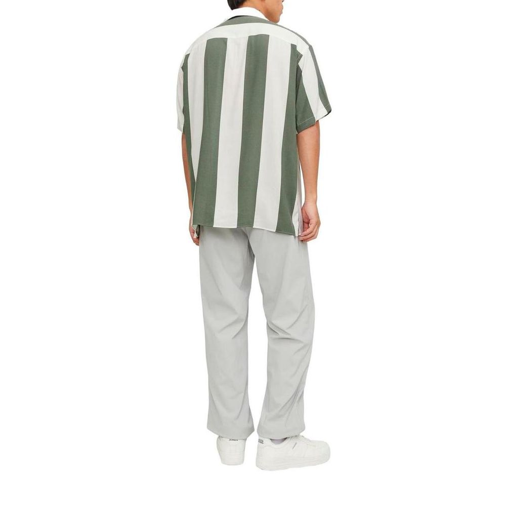 Jack Jones Green Viscose Shortsleeve
