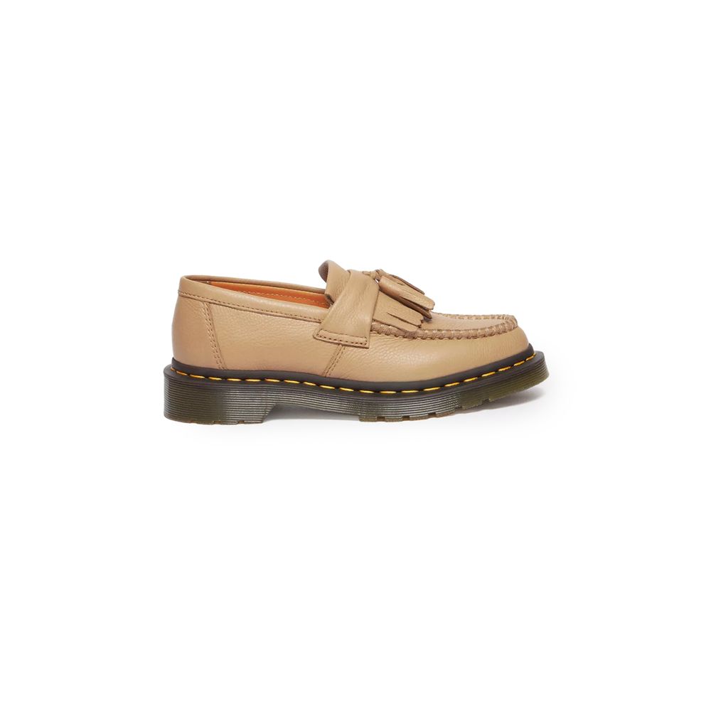 Dr. Martens Beige Leather Platform