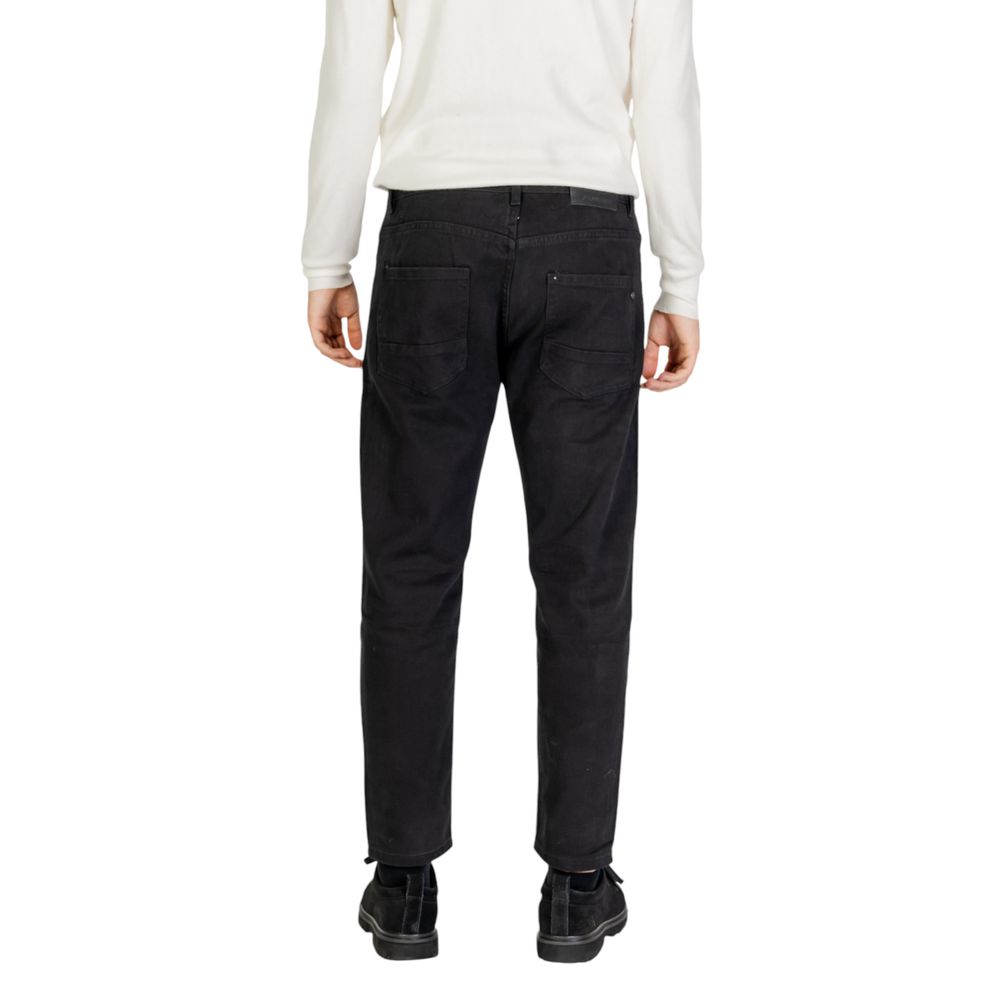Gianni Lupo Black Cotton Pant