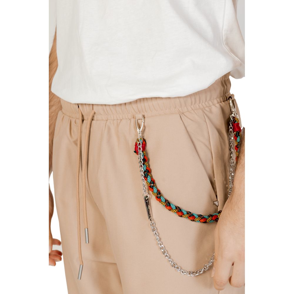 Gianni Lupo Beige Polyester Pant