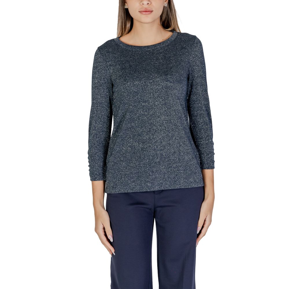 Street One Blue Polyester Long Sleeve