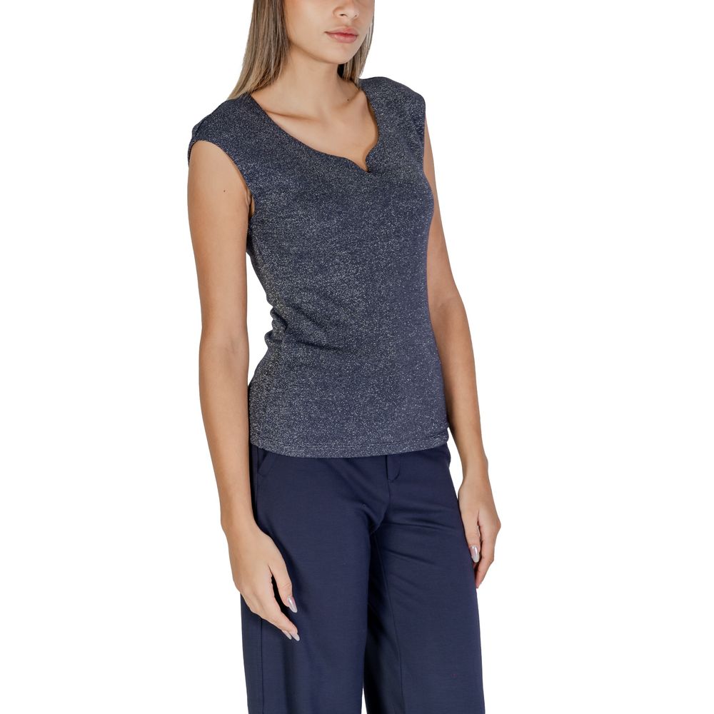 Street One Blue Viscose Tank Top